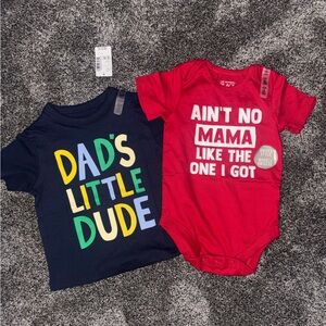 Red 'Ain't No Mama Like The One I Got' Baby Bodysuit
